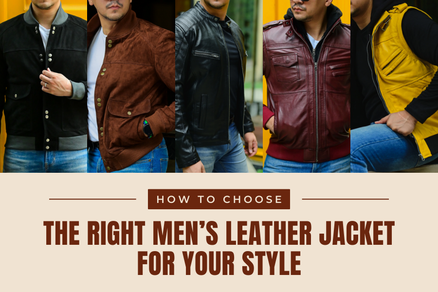 How to Choose the Right Men’s Leather Jacket for Your Style