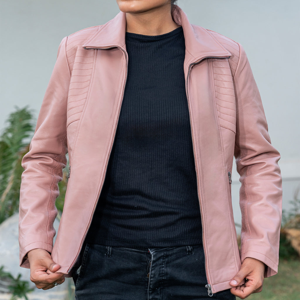 Classic Women’s Real Leather Jacket