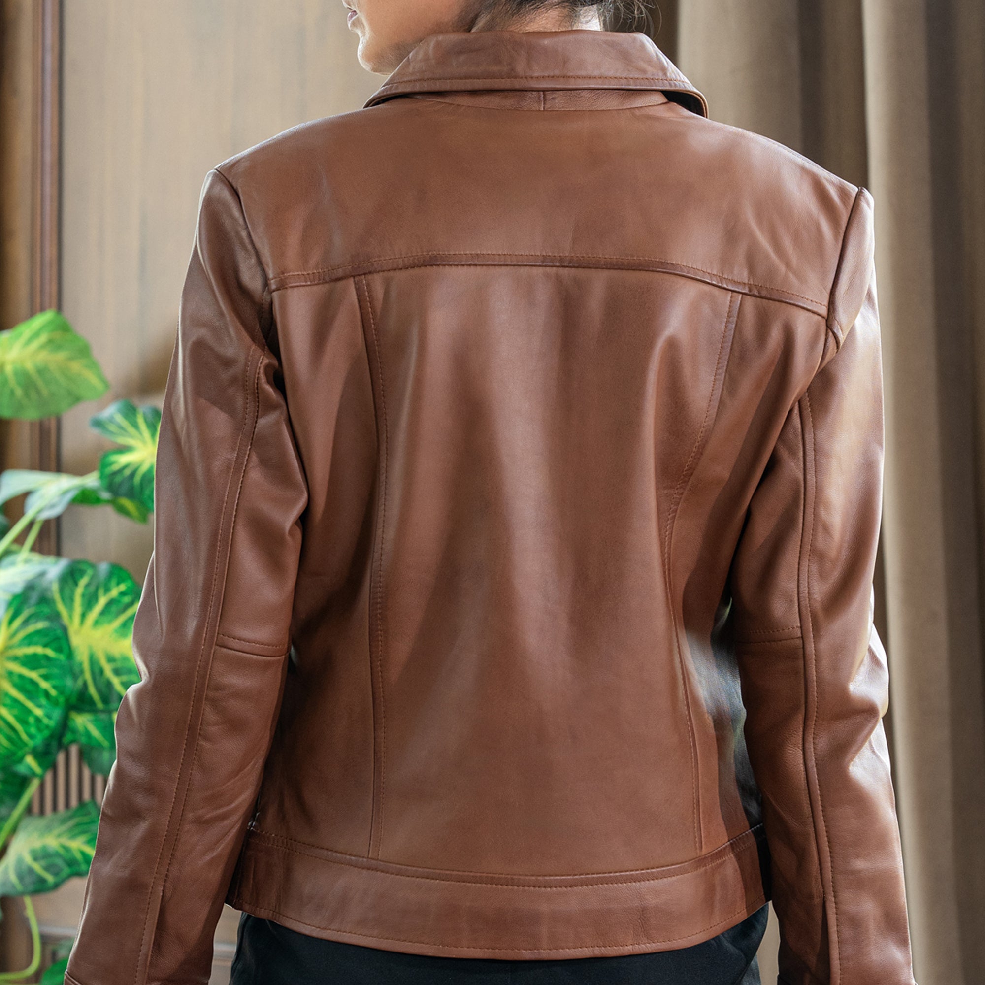 Women’s Classic Polo Collar Jacket