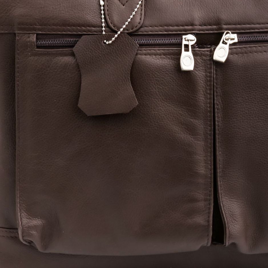 The Ultimate Dark Brown Leather Briefcase Bag