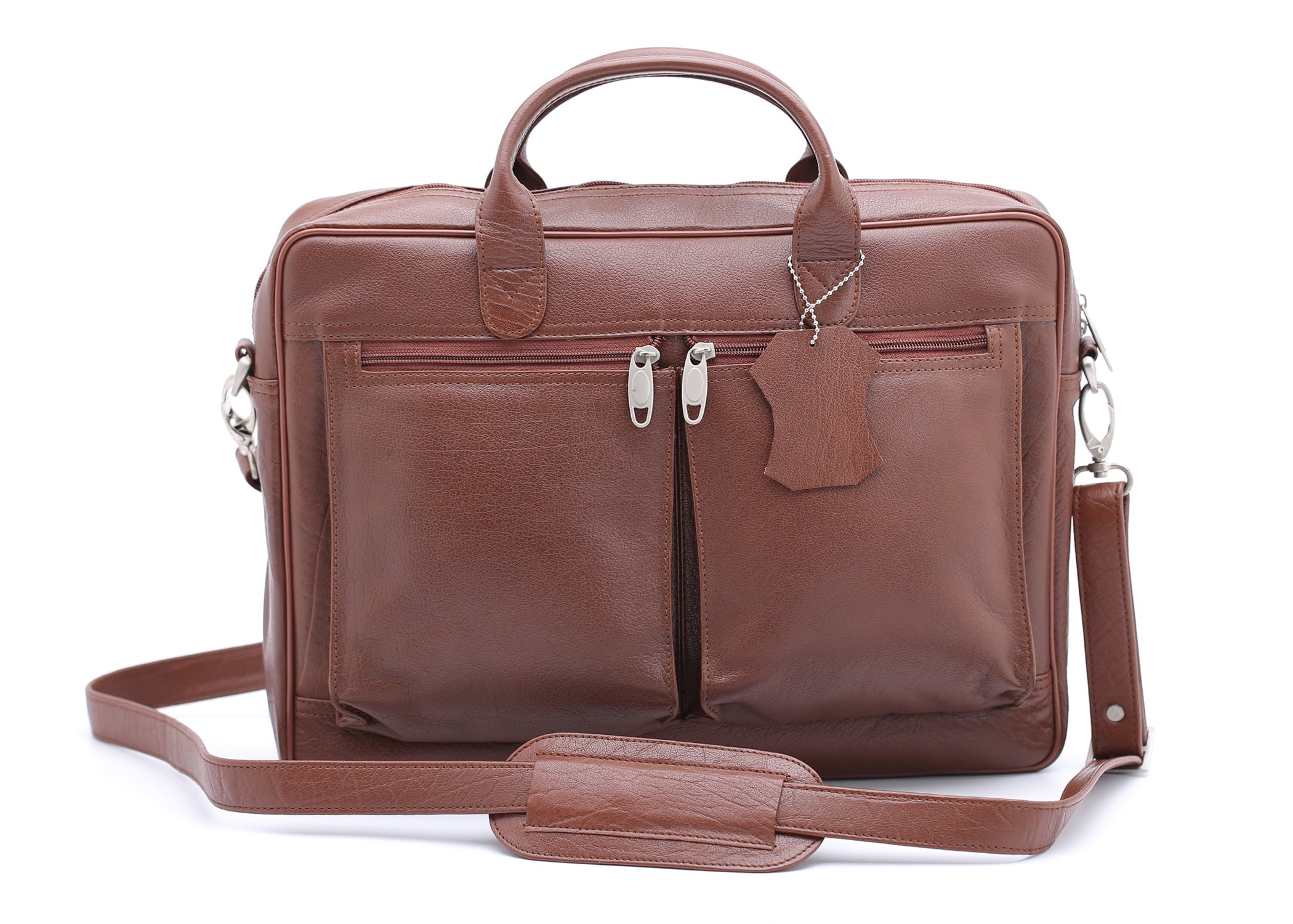 The Ultimate Tan Leather Briefcase Bag