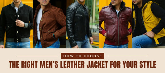 How to Choose the Right Men’s Leather Jacket for Your Style