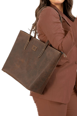 The Classic Womens Leather Tote Bag