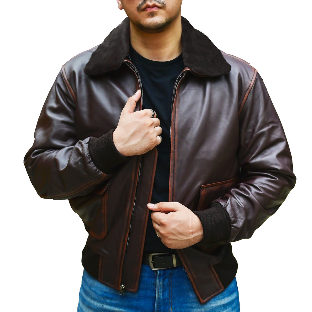Leather Bomber Jackets For Men's – Jildleather