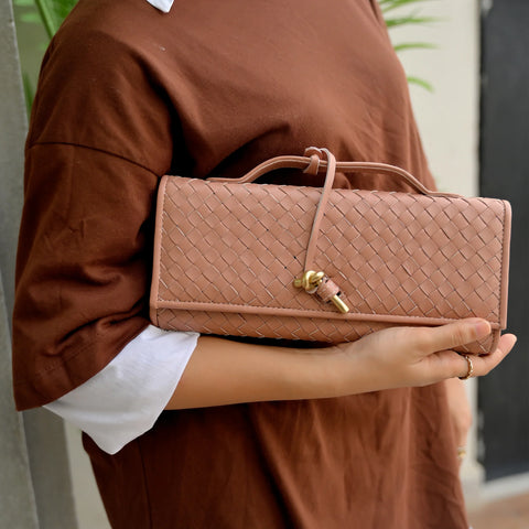 The Knot Handwoven Clutch