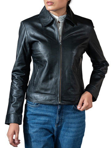 Women’s Classic Polo Collar Jacket