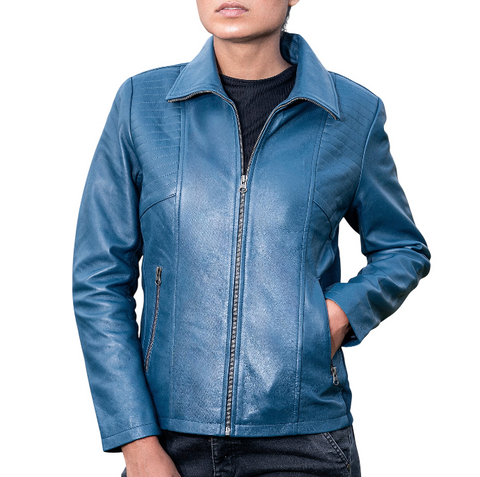 Classic Women’s Real Leather Jacket