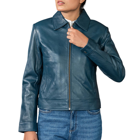 Women’s Classic Polo Collar Jacket