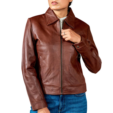 Women’s Classic Polo Collar Jacket