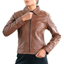 Women’s Classic Polo Collar Jacket
