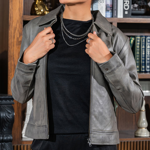 Women’s Classic Polo Collar Jacket