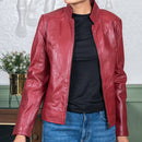 Womens Casual Leather Jacket