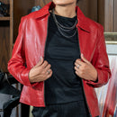 Women’s Classic Polo Collar Jacket