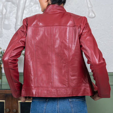 Womens Casual Leather Jacket
