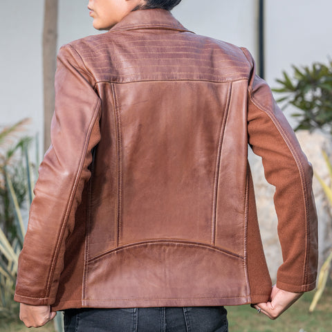 Classic Women’s Real Leather Jacket