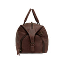 The Weekender Travel Leather Duffle Bag-Tan Brown
