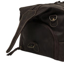 The Weekender Travel Leather Duffle Bag-Dark Brown
