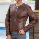 Womens Basic Everyday Leather Jacket