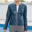 Womens Basic Everyday Leather Jacket