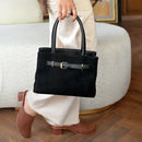 Espresso Suede Bag