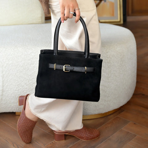 Espresso Suede Bag
