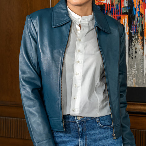 Women’s Classic Polo Collar Jacket