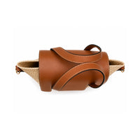 Jute Charm Flapover Bag
