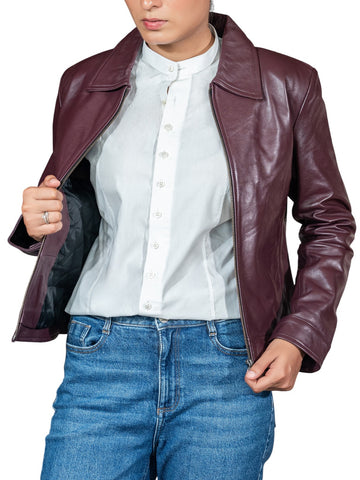 Women’s Classic Polo Collar Jacket