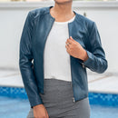 Womens Basic Everyday Leather Jacket