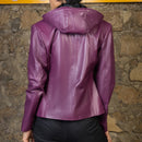 purple jacket by jild leather