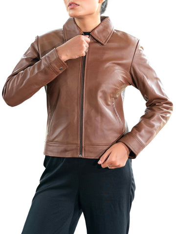 Women’s Classic Polo Collar Jacket