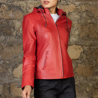 red leather jacket in cheap prices 
