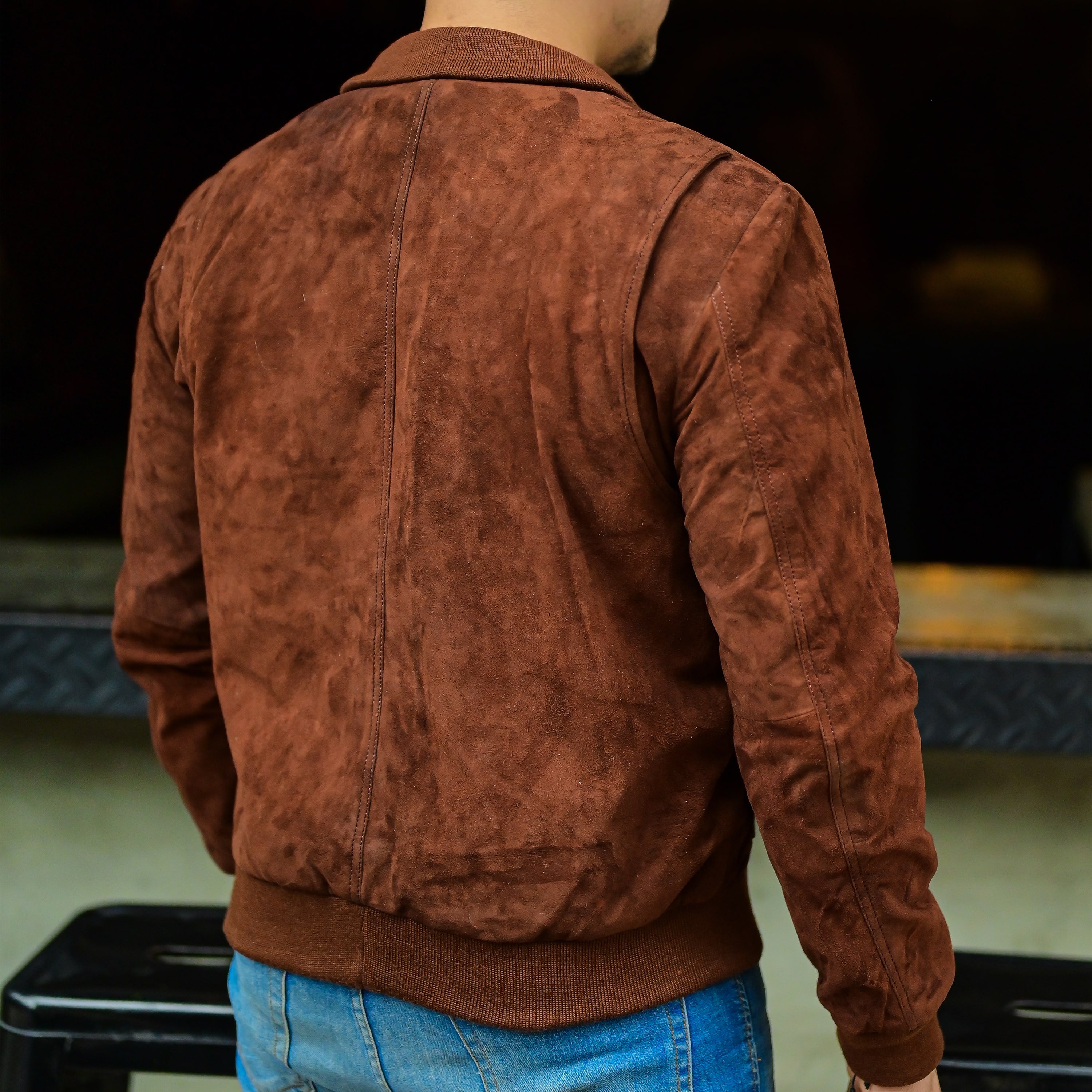 Jild Jild Varsity Letterman Real Suede Leather Bomber Jacket Men – Jildleather