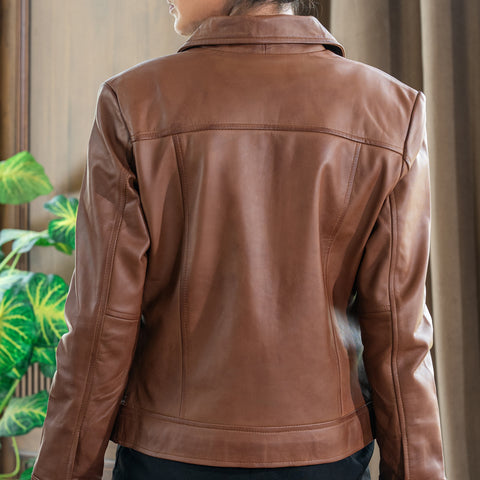 Women’s Classic Polo Collar Jacket