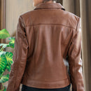 Women’s Classic Polo Collar Jacket