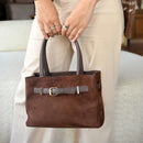 Espresso Suede Bag