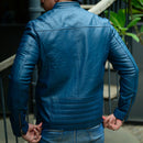 Jild Biker Style Cafe Racer Vintage Look Motorcycle Jacket
