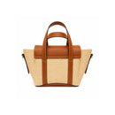 Jute Charm Flapover Bag