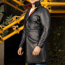 Men's Turlock Brown Shearling Leather Coat