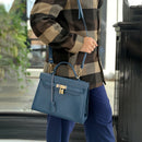 Saffiano Aura Lock Womens Top Handle Bag