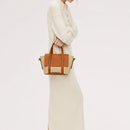 Jute Charm Flapover Bag