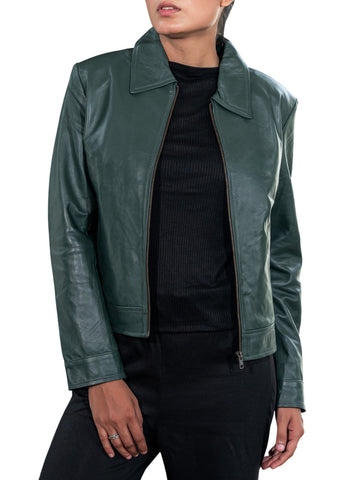 Women’s Classic Polo Collar Jacket