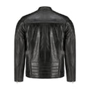 Mens Lambskin Biker Style Leather Jacket
