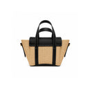 Jute Charm Flapover Bag
