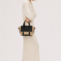 Jute Charm Flapover Bag