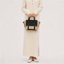 Jute Charm Flapover Bag