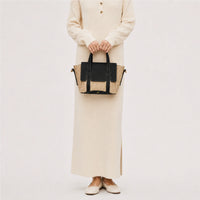 Jute Charm Flapover Bag