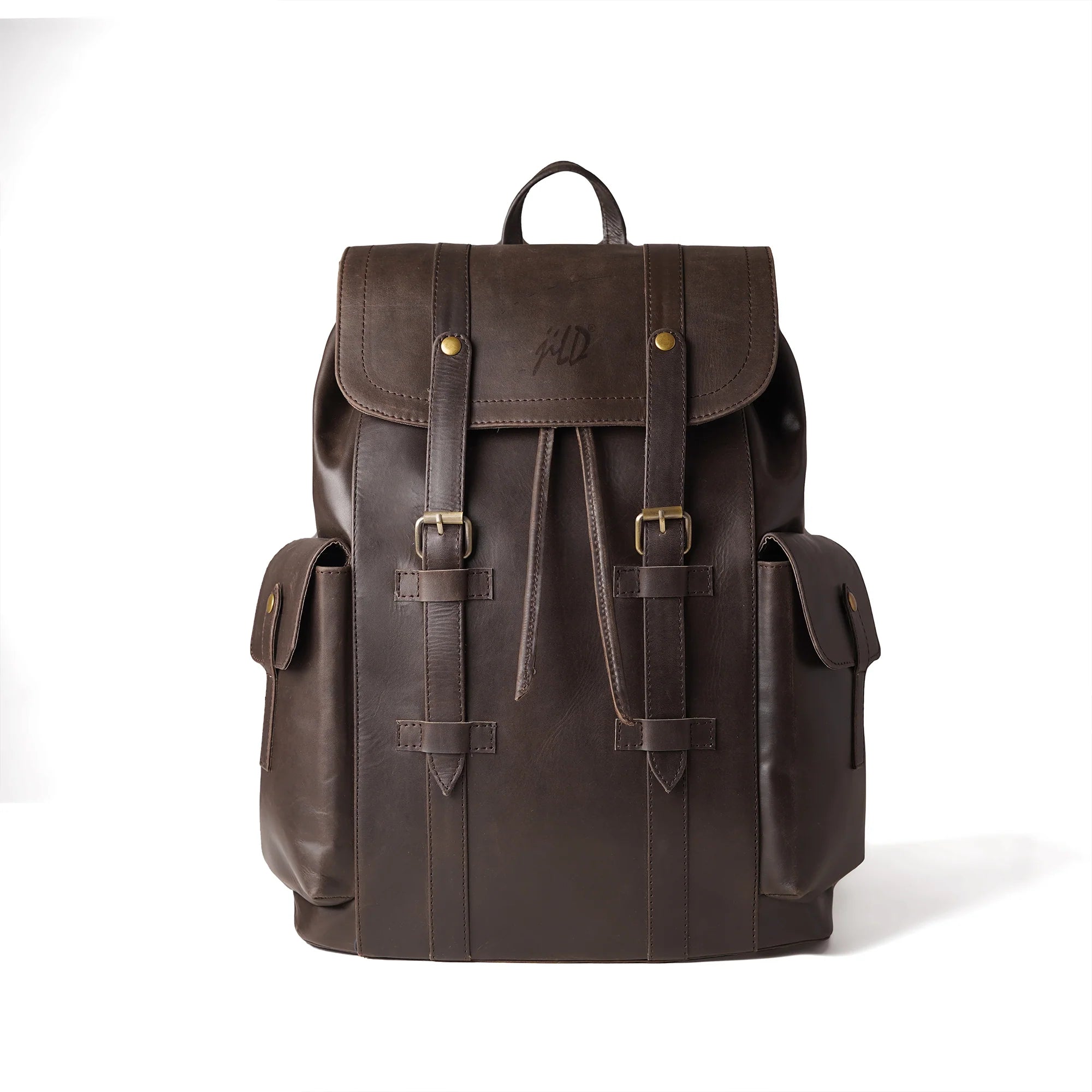 chris leather backpack Chris" Business STILORD including a padded pocket that fits a 16 Louis Vuitton LV Monogram Christopher