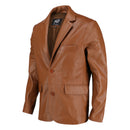 Invisible Stitching Casual Blazer for Men – Premium Leather

