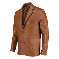 Invisible Stitching Casual Blazer for Men – Premium Leather

